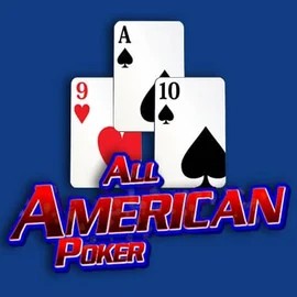 All American Poker slot logo by RTG (Reel Time Gaming) at PlayMojo Casino