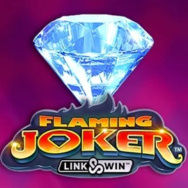 Flaming Joker Link and Win slot logo by Barstruck at PlayMojo Casino