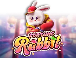 Fortune Rabbit slot logo by PG Soft at PlayMojo Casino