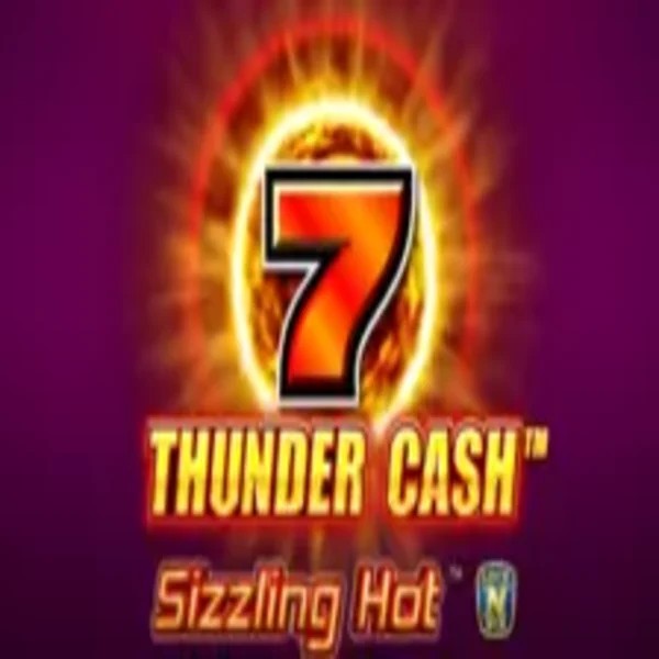 Thunder Cash Sizzling Hot online game logo by Novomatic on playmojocasinoo.com